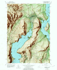 Ticonderoga 1950 topographic map thumbnail
