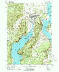 Ticonderoga 1950 topographic map thumbnail