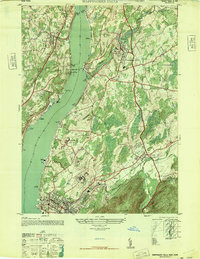 Wappinger Falls topographic map thumbnail