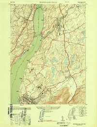 Wappinger Falls 1947 topographic map thumbnail