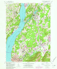 Wappingers Falls 1956 topographic map thumbnail