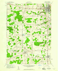 Warsaw 1943 topographic map thumbnail