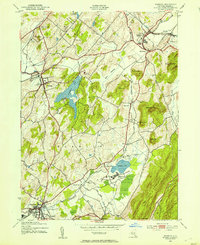 Warwick 1943 topographic map thumbnail