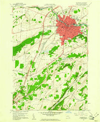 Watertown 1959 topographic map thumbnail