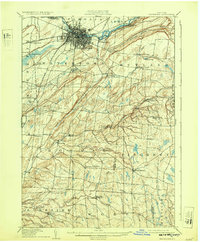 Watertown 1909 topographic map thumbnail