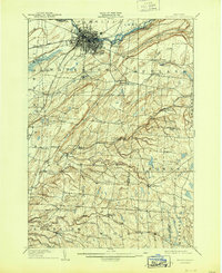 Watertown 1909 topographic map thumbnail