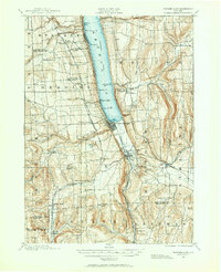 Watkins Glen 1898 topographic map thumbnail
