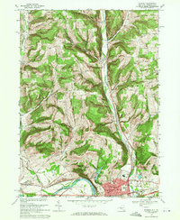 Waverly 1969 topographic map thumbnail