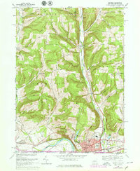 Waverly 1969 topographic map thumbnail