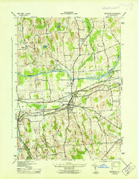 Weedsport 1943 topographic map thumbnail