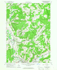 Wellsville North 1965 topographic map thumbnail