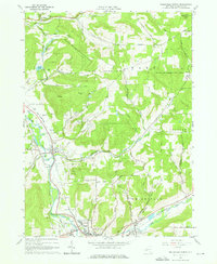 Wellsville North 1965 topographic map thumbnail