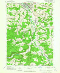 Wellsville South 1965 topographic map thumbnail
