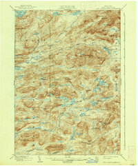 West Canada Lakes 1903 topographic map thumbnail