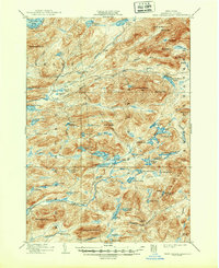 West Canada Lakes 1903 topographic map thumbnail