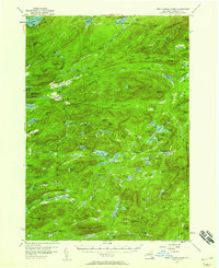 West Canada Lakes 1954 topographic map thumbnail