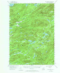 West Canada Lakes 1954 topographic map thumbnail
