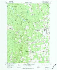 West Chazy 1966 topographic map thumbnail