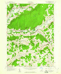 West Davenport 1943 topographic map thumbnail