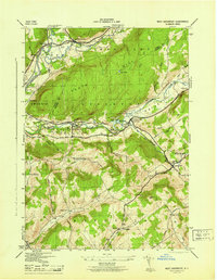 West Davenport 1945 topographic map thumbnail
