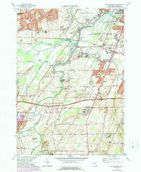 West Henrietta 1971 topographic map thumbnail