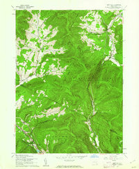 West Kill 1960 topographic map thumbnail