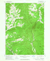 West Kill 1960 topographic map preview