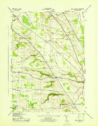 West Lowville 1943 topographic map thumbnail