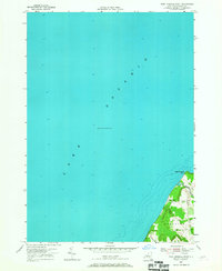 West Ninemile Point 1954 topographic map thumbnail