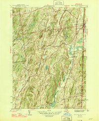 West Pawlet 1946 topographic map thumbnail