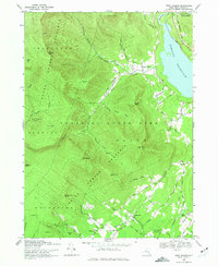 West Shokan 1969 topographic map thumbnail