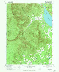 West Shokan 1969 topographic map preview