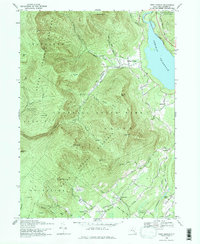 West Shokan 1969 topographic map thumbnail