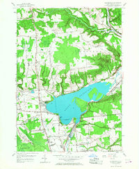 Westernville 1955 topographic map thumbnail