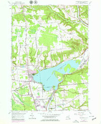 Westernville 1955 topographic map thumbnail