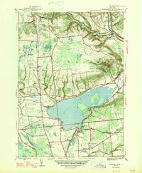 Westernville 1947 topographic map thumbnail