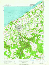 Westfield 1954 topographic map thumbnail