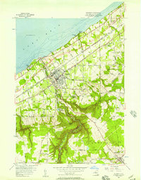 Westfield 1954 topographic map thumbnail