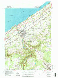 Westfield 1954 topographic map thumbnail