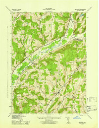 Westford 1945 topographic map thumbnail