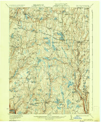 White Lake 1922 topographic map thumbnail