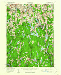 White Lake 1943 topographic map thumbnail