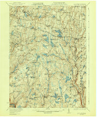 White Lake 1922 topographic map thumbnail