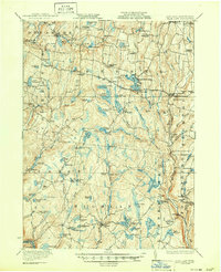 White Lake 1922 topographic map thumbnail