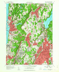 White Plains 1957 topographic map thumbnail