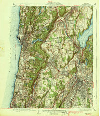 White Plains 1938 topographic map thumbnail
