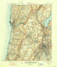 White Plains 1938 topographic map thumbnail