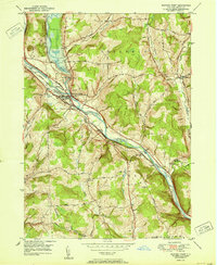 Whitney Point 1951 topographic map thumbnail