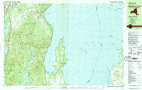 Willsboro Bay topographic map thumbnail
