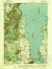 Willsboro 1941 topographic map thumbnail